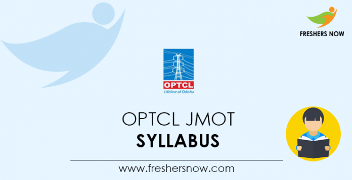 OPTCL JMOT Syllabus