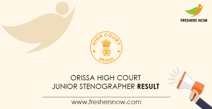 Orissa-High-Court-Junior-Stenographer-Result