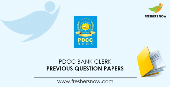 PDCC Bank Clerk Previous Question Papers
