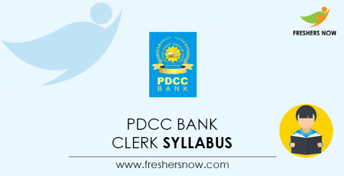 PDCC Bank Clerk Syllabus