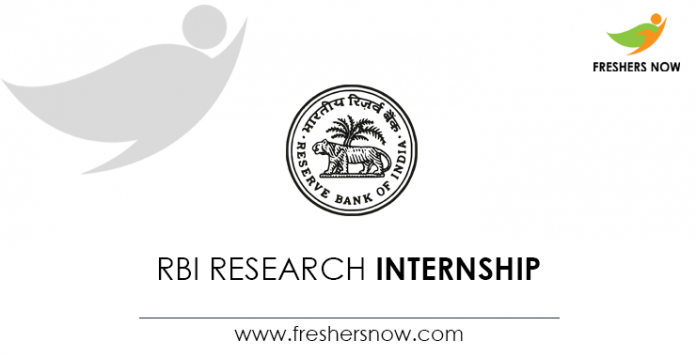 RBI Research Internship