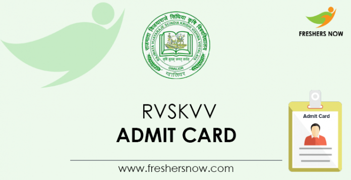 RVSKVV-Admit-Card