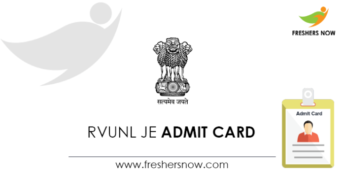 RVUNL-JE-Admit-Card