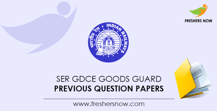 SER GDCE Goods Guard Previous Question Papers