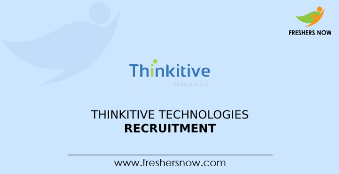 Thinkitive Technologies Recruitment