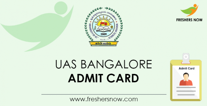 UAS-Bangalore-Admit-Card