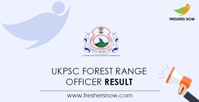 UKPSC Forest Range Officer Result