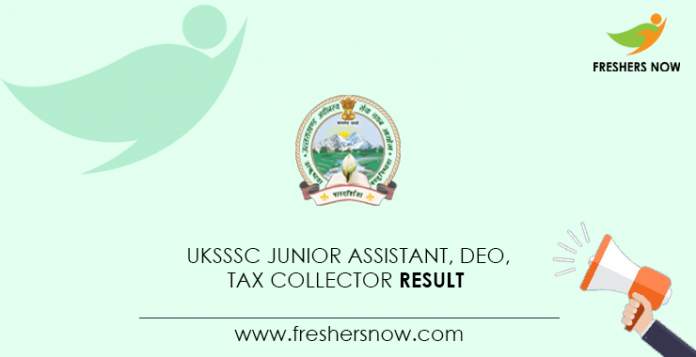 UKSSSC-Junior-Assistant,-DEO,-Tax-Collector-Result