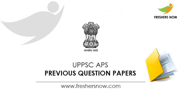 UPPSC APS Previous Question Papers