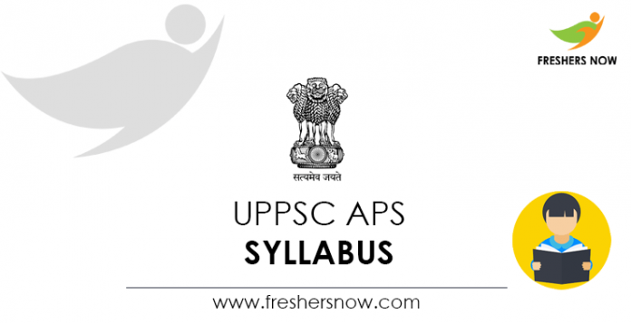 UPPSC APS Syllabus