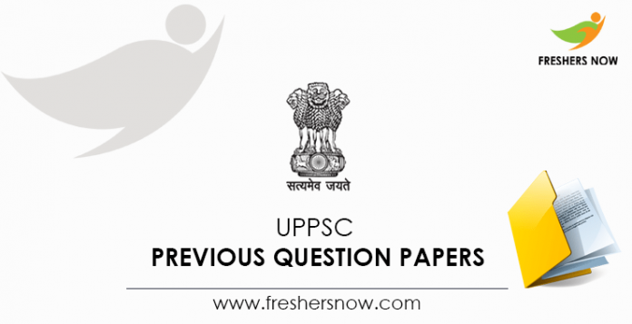 UPPSC Previous Question Papers
