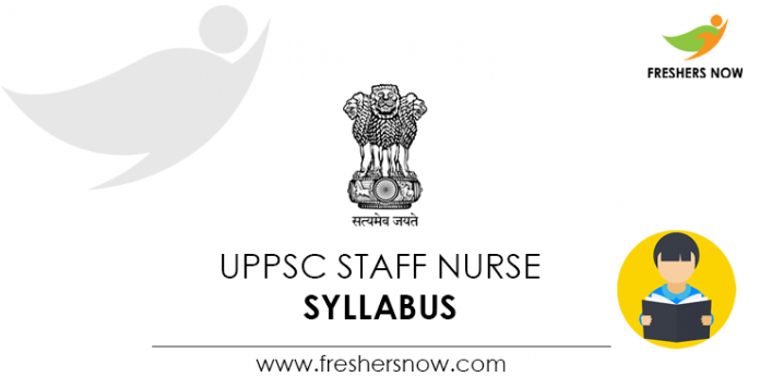 UPPSC Staff Nurse Syllabus