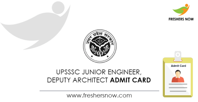 UPSSSC-Junior-Engineer,-Deputy-Architect-Admit-Card