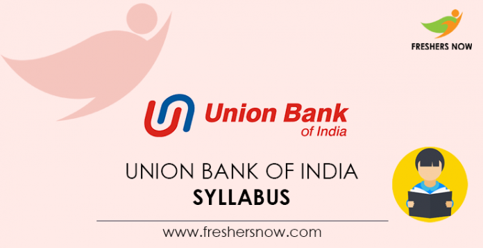 Union Bank of India Syllabus