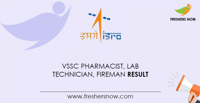 VSSC-Pharmacist,-Lab-Technician,-Fireman-Result
