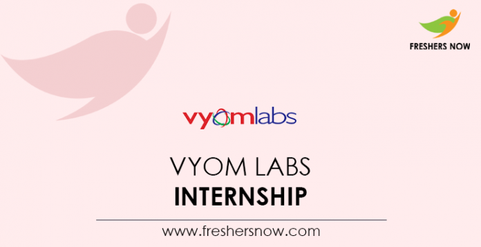 Vyom Labs Internship