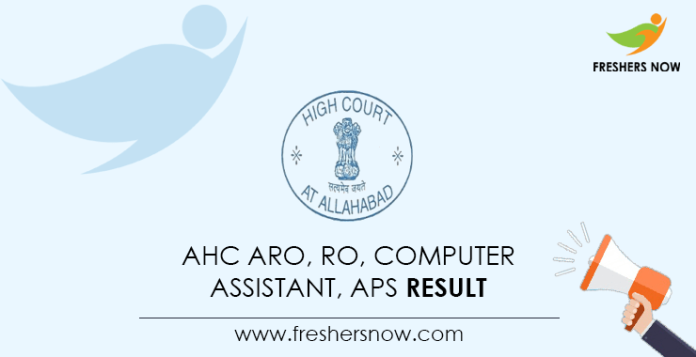 AHC-ARO,-RO,-Computer-Assistant,-APS-Result