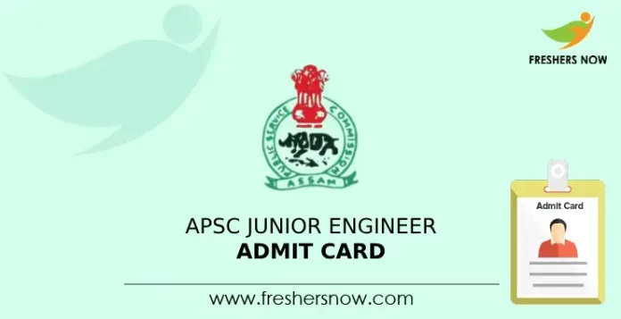 APSC Junior Engineer Admit Card