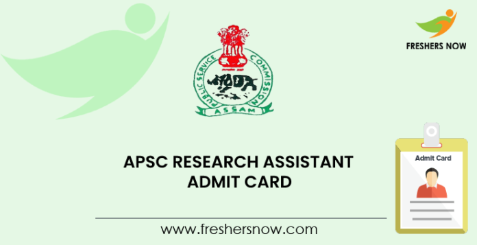APSC Research Assistant Admit Card-min
