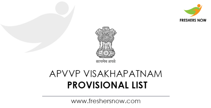 APVVP-Visakhapatnam-Provisional-List