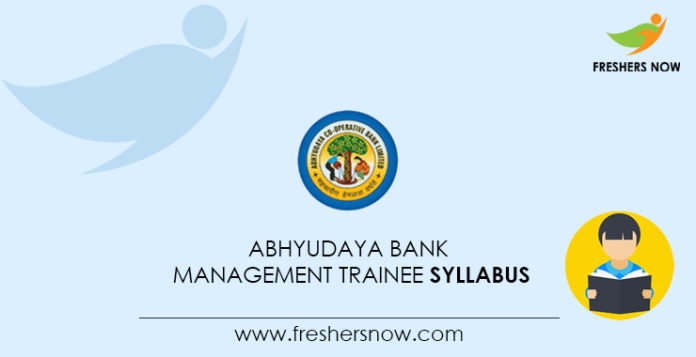 Abhyudaya Bank Management Trainee Syllabus