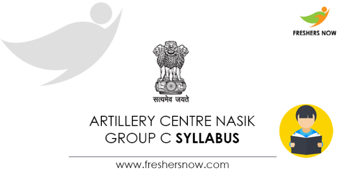Artillery Centre Nasik Group C Syllabus
