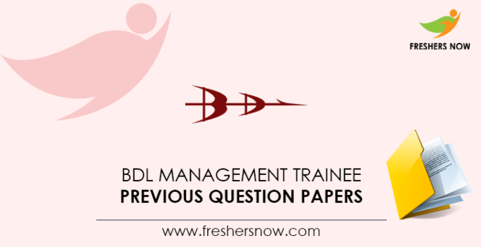 BDL-Management-Trainee-Previous-Question-Papers