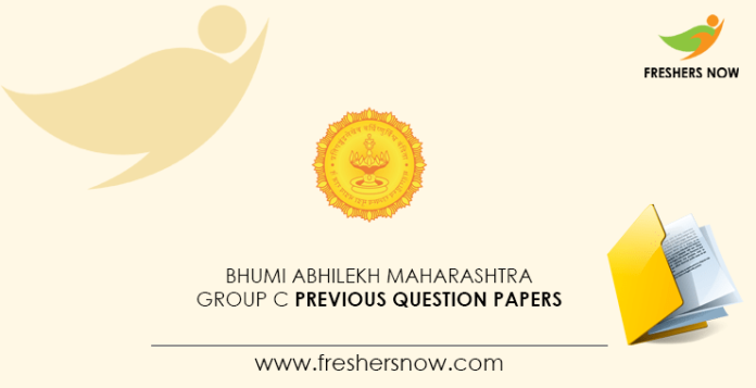 Bhumi Abhilekh Maharashtra Group C Previous Question Papers