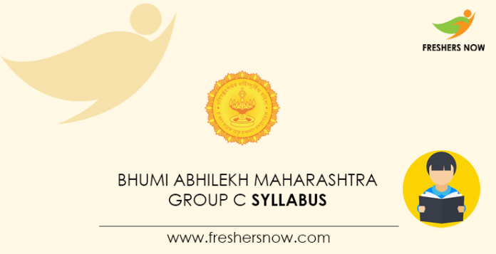 Bhumi Abhilekh Maharashtra Group C Syllabus