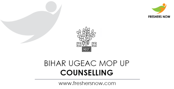 Bihar UGEAC Mop Up Counselling