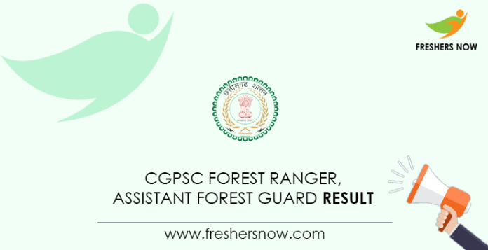CGPSC-Forest-Ranger,-Assistant-Forest-Guard-Result