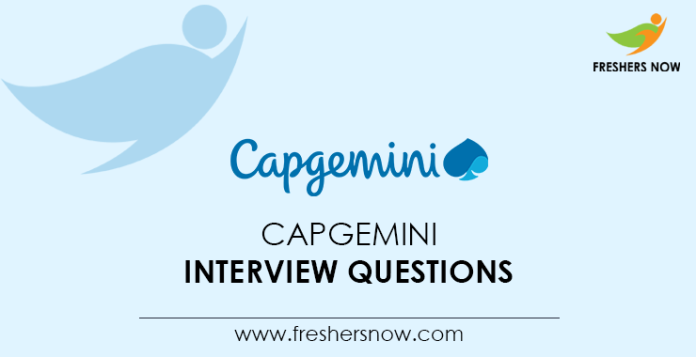 Capgemini-Interview-Questions