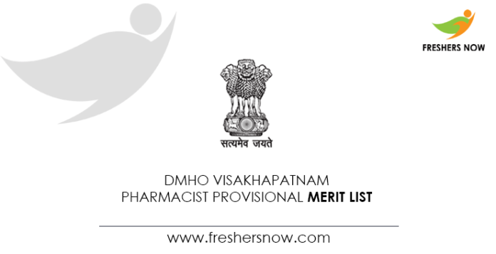 DMHO-Visakhapatnam-Pharmacist-Provisional-Merit-List