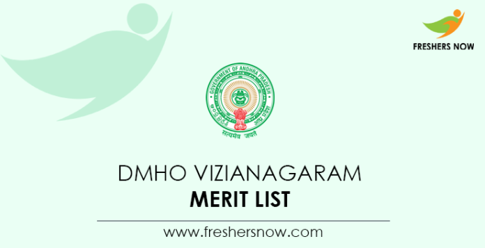 DMHO Vizianagaram Merit List