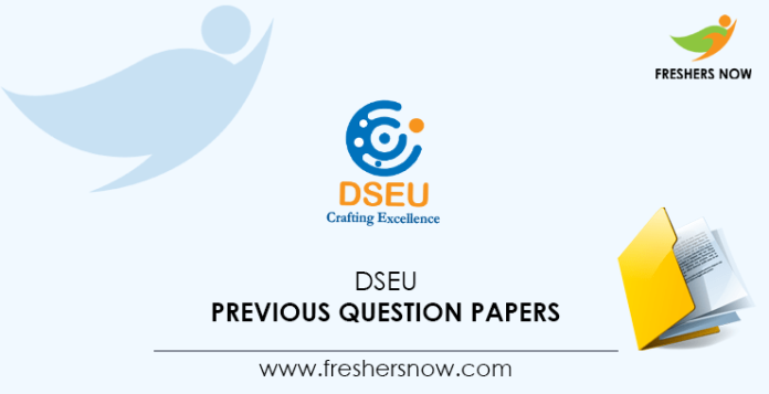 DSEU Previous Question Papers