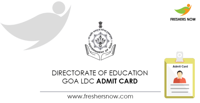 Directorate-of-Education-Goa-LDC-Admit-Card