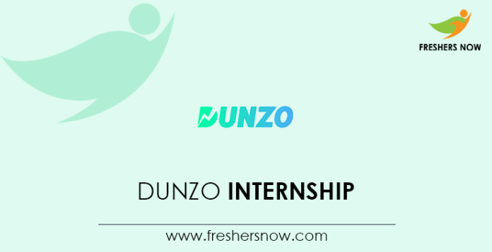 Dunzo Internship