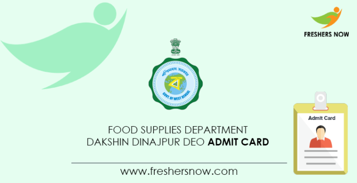Food-Supplies-Department-Dakshin-Dinajpur-DEO-Admit-Card