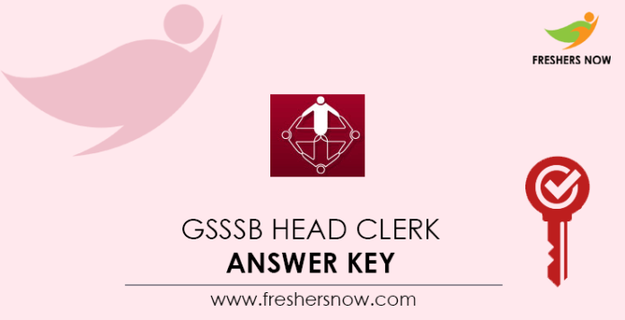 GSSSB-Head-Clerk-Answer-Key