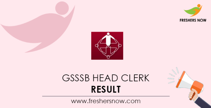 GSSSB-Head-Clerk-Result