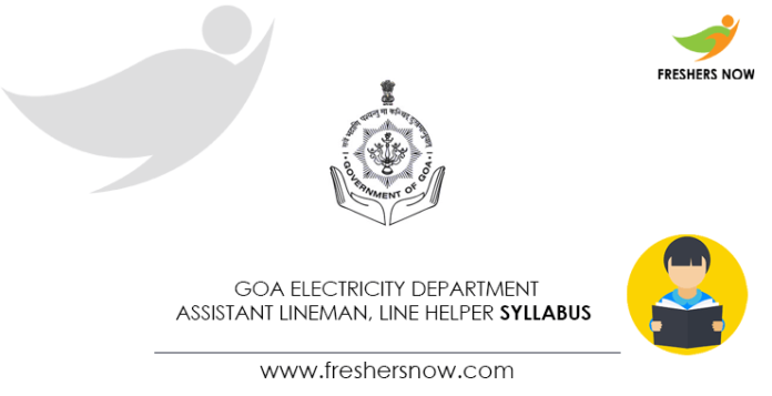 Goa Electricity Department Assistant Lineman, Line Helper Syllabus