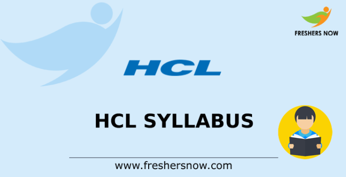 HCL Syllabus