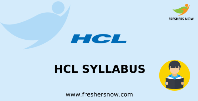 Hcl Syllabus 2024 And Test Pattern Pdf Download 