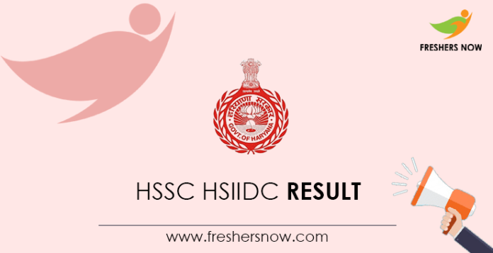 HSSC-HSIIDC-Result