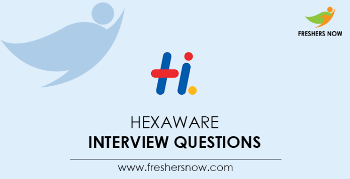 Hexaware-Interview-Questions