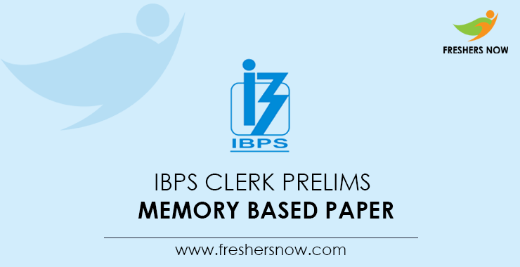 Ibps Clerk Prelims Memory Based Paper Pdf Th December