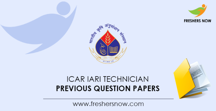ICAR IARI Technician Previous Question Papers