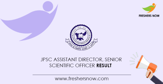 JPSC-Assistant-Director,-Senior-Scientific-Officer-Result
