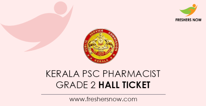 Kerala-PSC-Pharmacist-Grade-2-Hall-Ticket