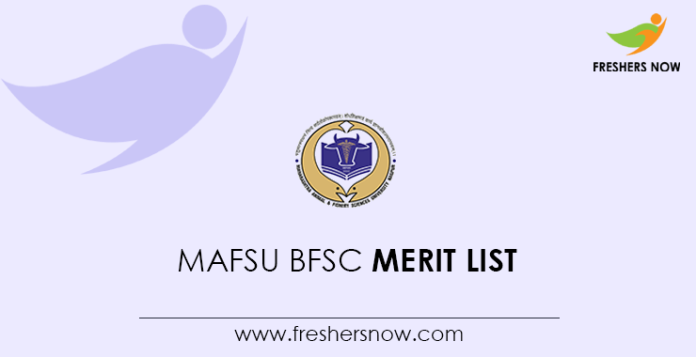 MAFSU BFSc Merit List
